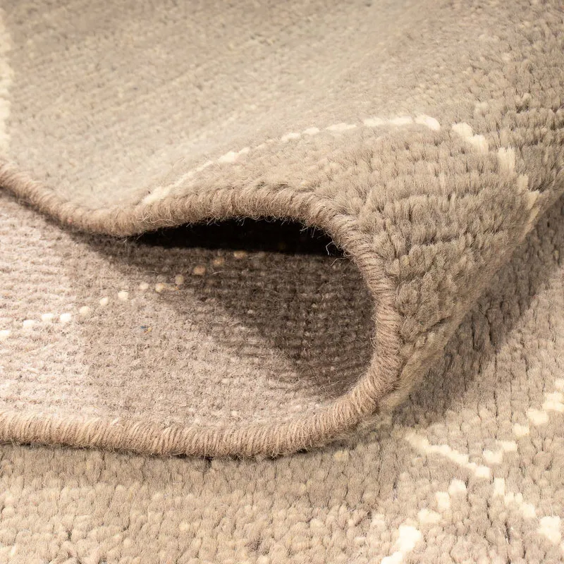 Designer Teppich 160x240cm - dunkelbraun
