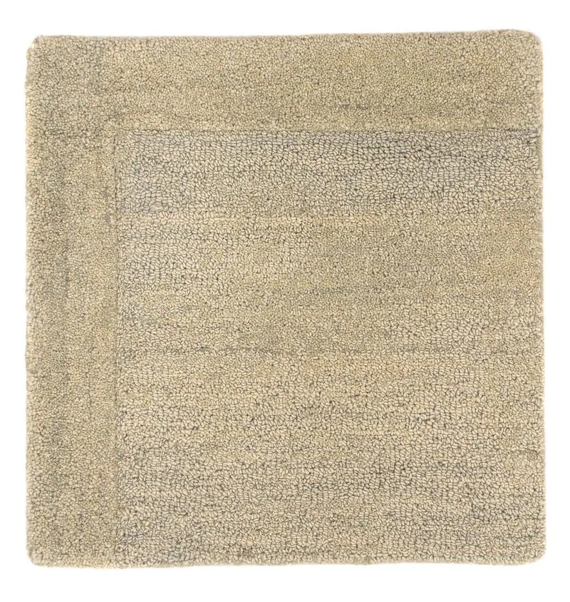 Wollteppich 47 x 47 cm Teppich Quadratisch - mehrfarbig