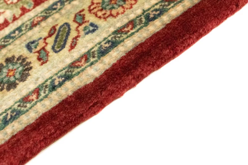 Täbriz - 40 Raj Teppich 82x129cm - Perserteppich - rot