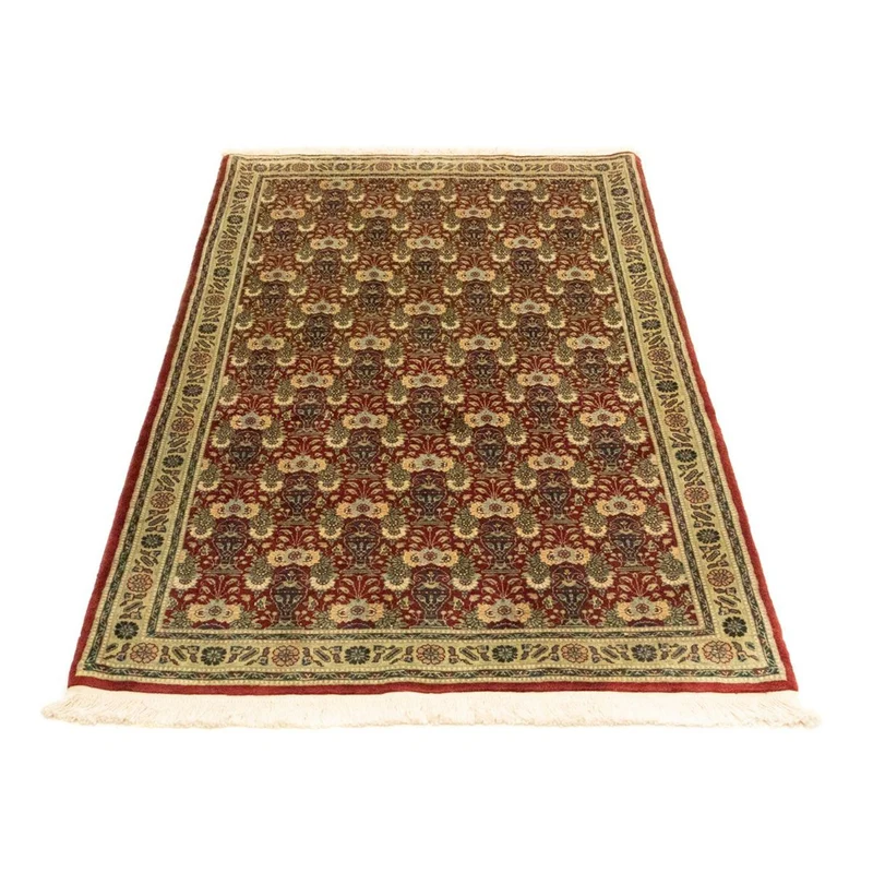 Täbriz - 40 Raj Teppich 82x129cm - Perserteppich - rot