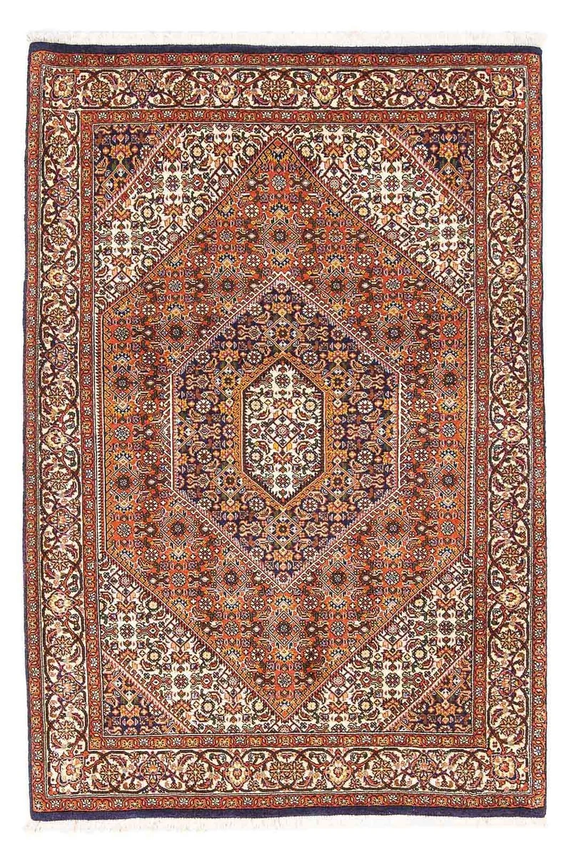 Bidjar - Zanjan Teppich 112x173cm - Perserteppich - rosa