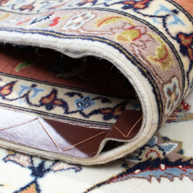 Täbriz - 50 Raj Teppich 200x298cm - Perserteppich - beige