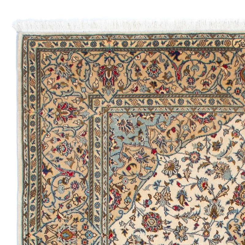 Keshan Teppich 142x216cm - Perserteppich - beige