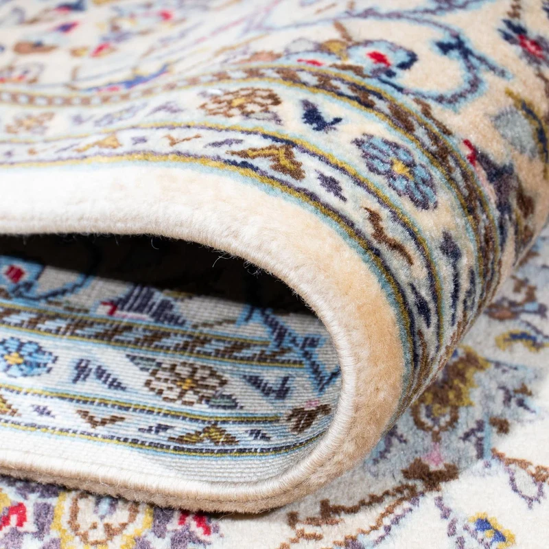 Keshan Teppich 142x216cm - Perserteppich - beige