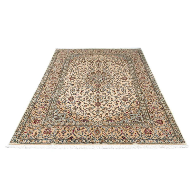 Keshan Teppich 142x216cm - Perserteppich - beige