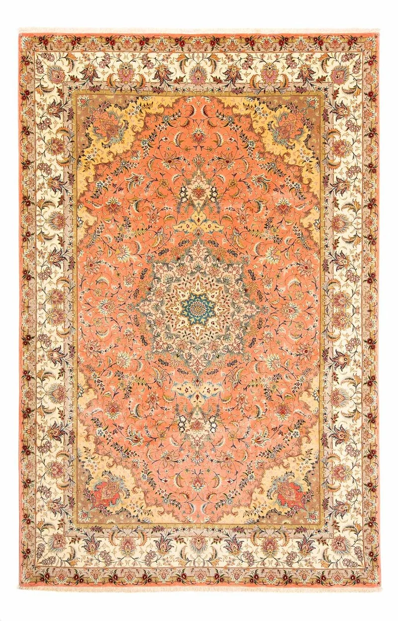 Perserteppich - Täbriz - Royal 202 x 310 cm Flur Läufer