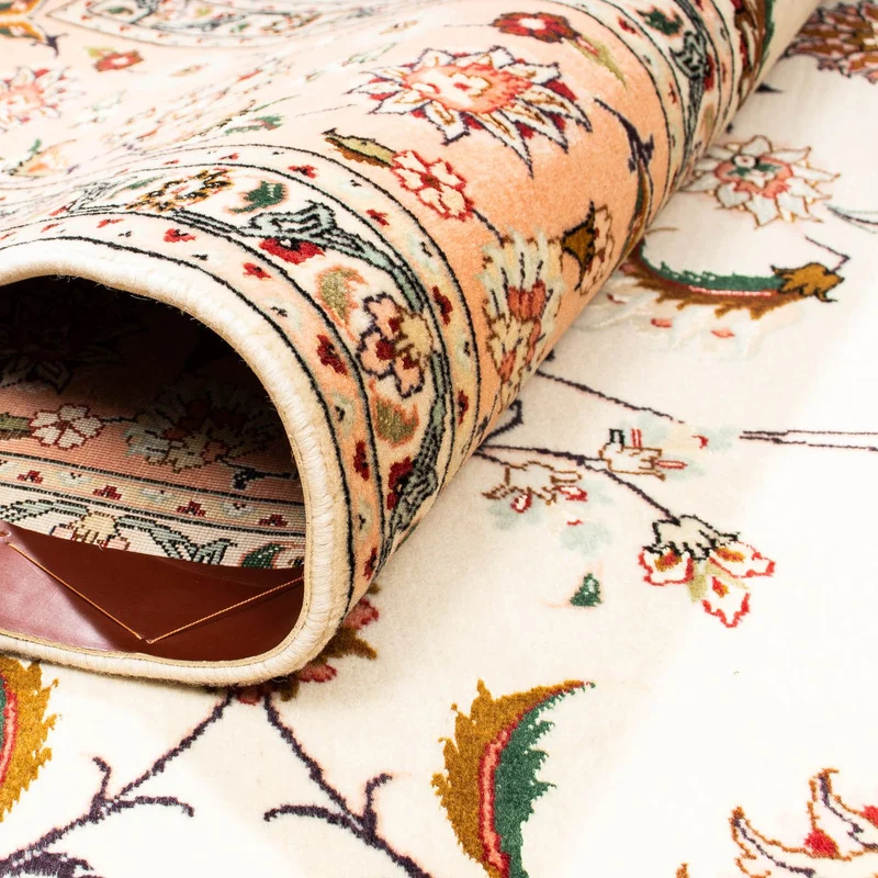 Täbriz - 50 Raj Teppich 205x300cm - Perserteppich - beige