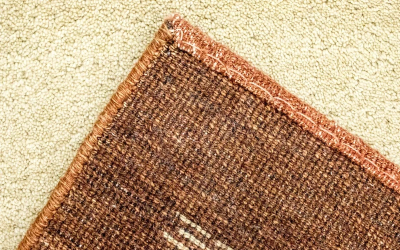 Gabbeh Teppich Indus 110x165cm - Wollteppich - beige