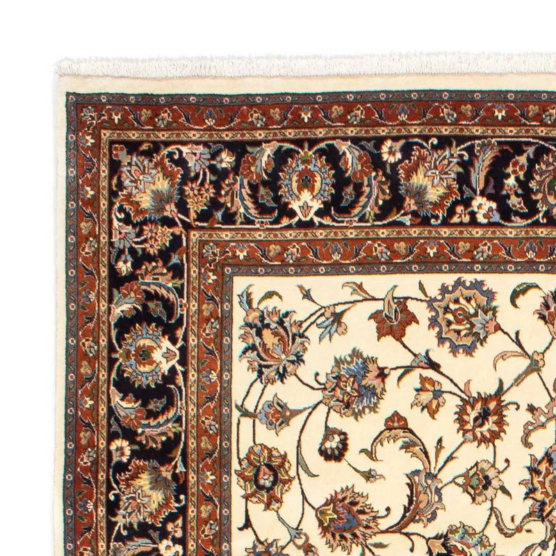 Kaschmar Teppich 195x298cm - Perserteppich - beige