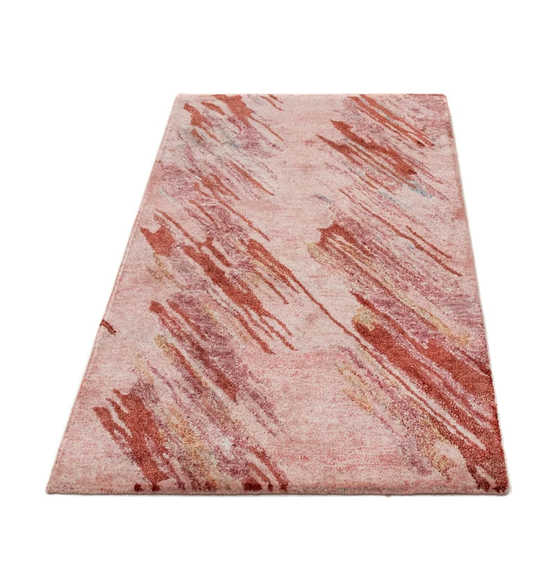 Designer Teppich 70x140cm - rot