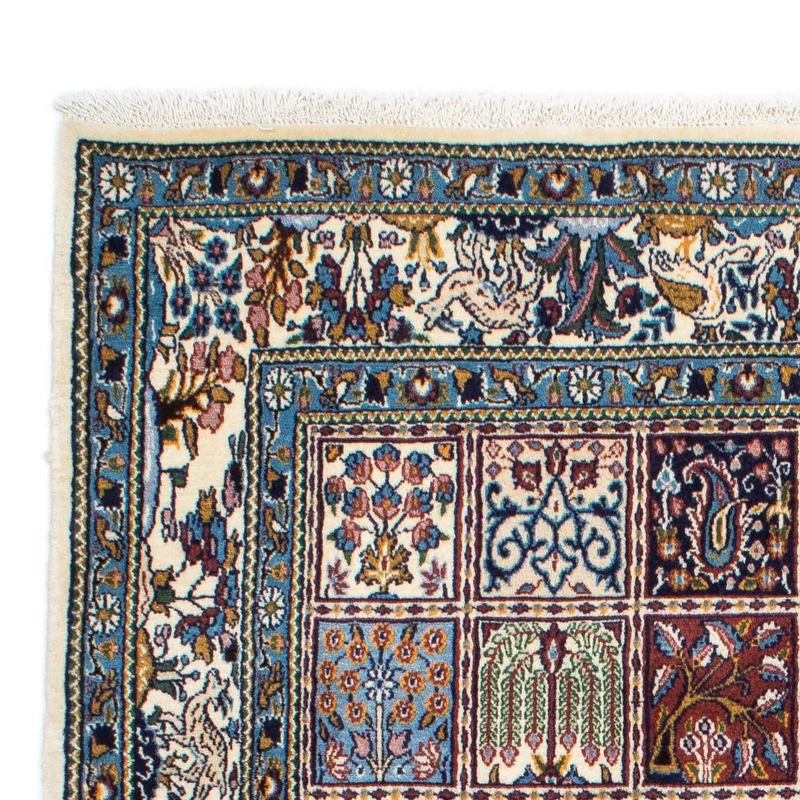 Moud Teppich 148x196cm - Perserteppich - hellblau