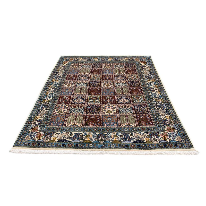 Moud Teppich 148x196cm - Perserteppich - hellblau