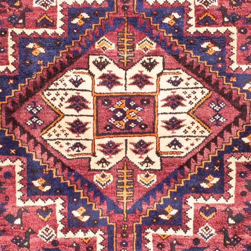 Shiraz Teppich 110x155cm - Perserteppich - fuchsia