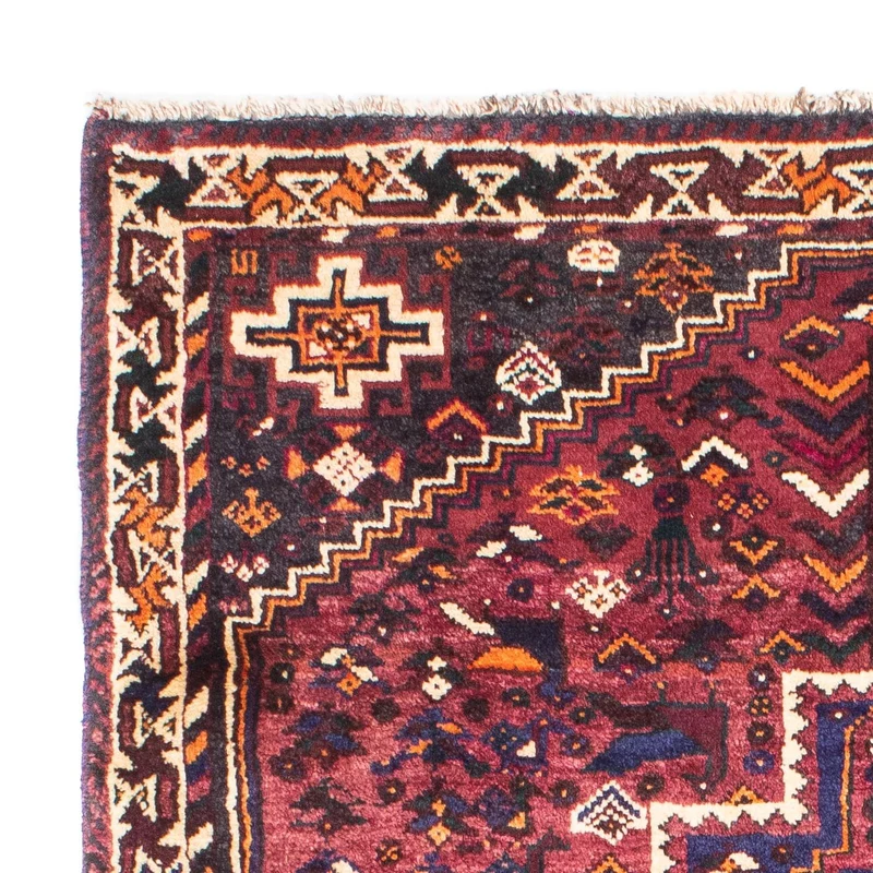 Shiraz Teppich 110x155cm - Perserteppich - fuchsia