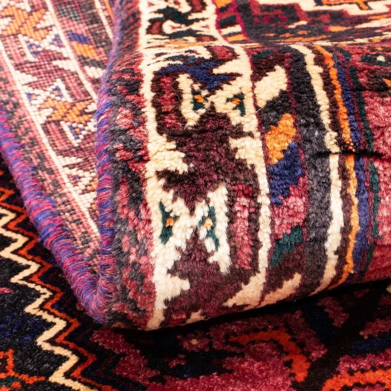 Shiraz Teppich 110x155cm - Perserteppich - fuchsia