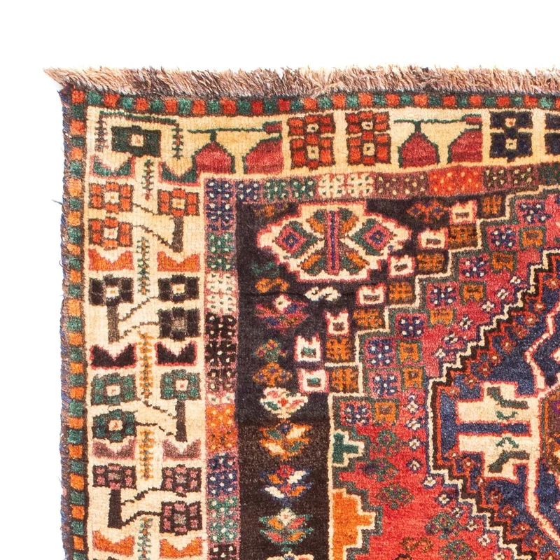 Shiraz Teppich 110x166cm - Perserteppich - rot