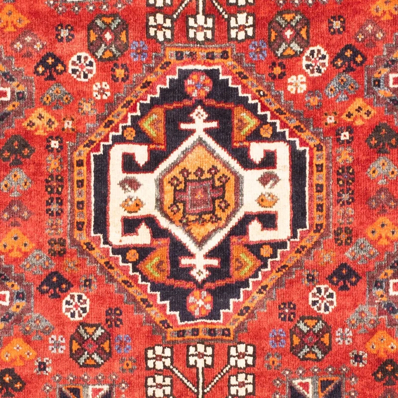 Shiraz Teppich 107x154cm - Perserteppich - rot