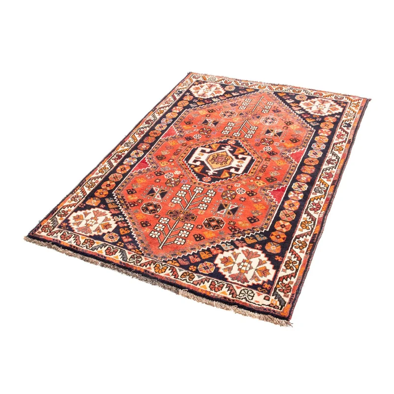 Shiraz Teppich 107x154cm - Perserteppich - rot