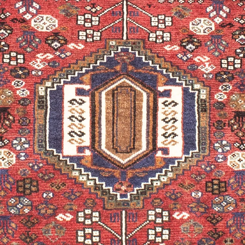 Shiraz Teppich 104x154cm - Perserteppich - rot