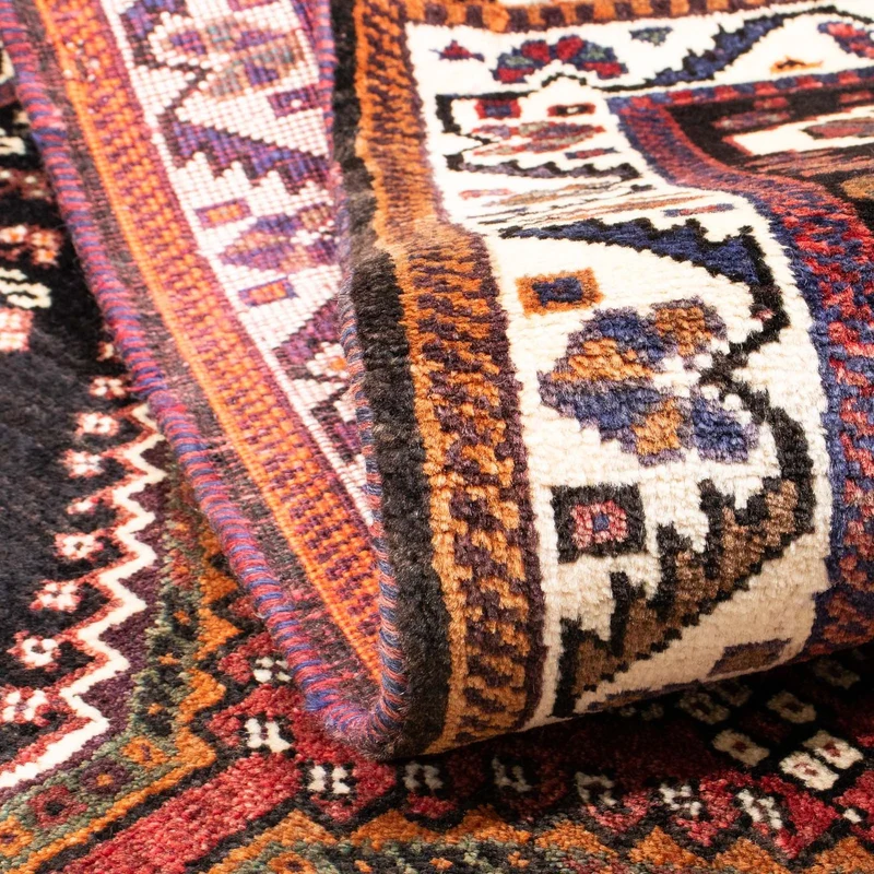 Shiraz Teppich 104x154cm - Perserteppich - rot