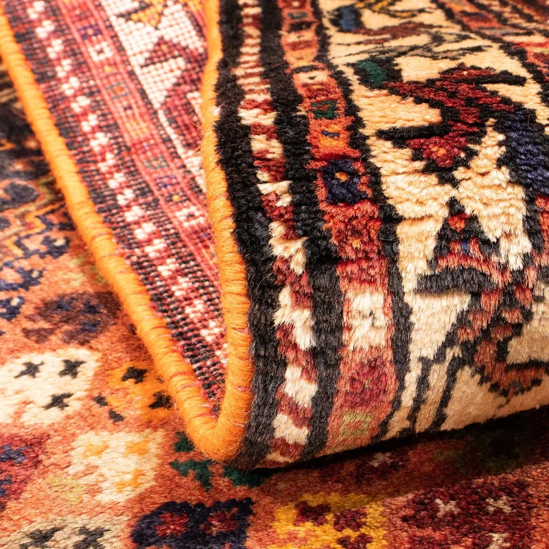 Shiraz Teppich 112x160cm - Perserteppich - hellrot