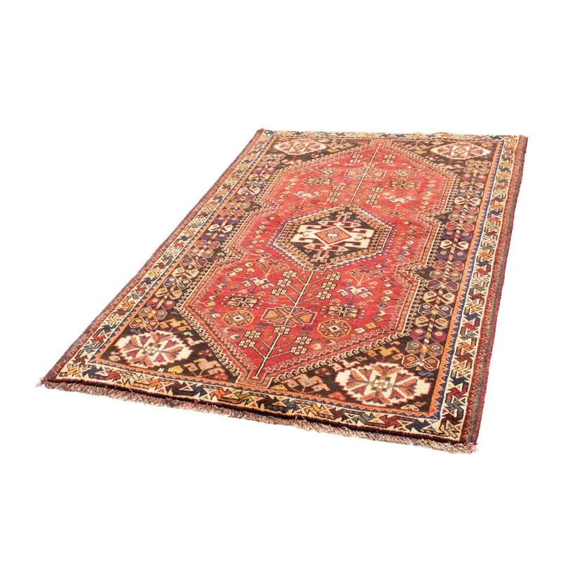 Shiraz Teppich 106x153cm - Perserteppich - dunkelrot