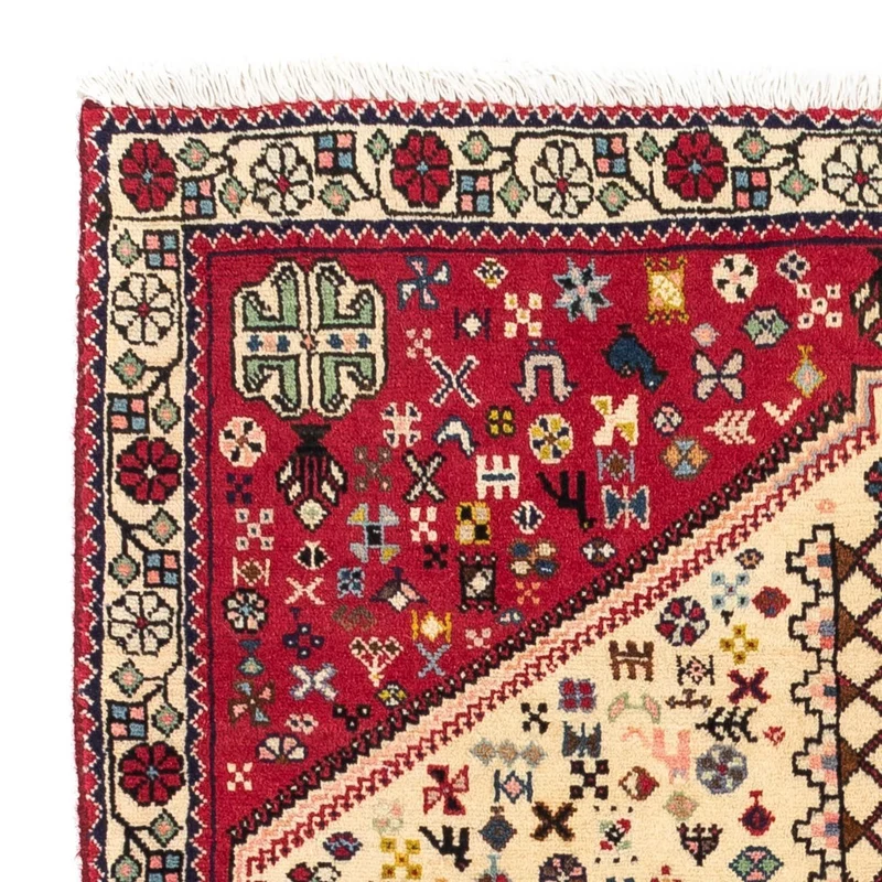 Abadeh Teppich 98x158cm - Perserteppich - beige