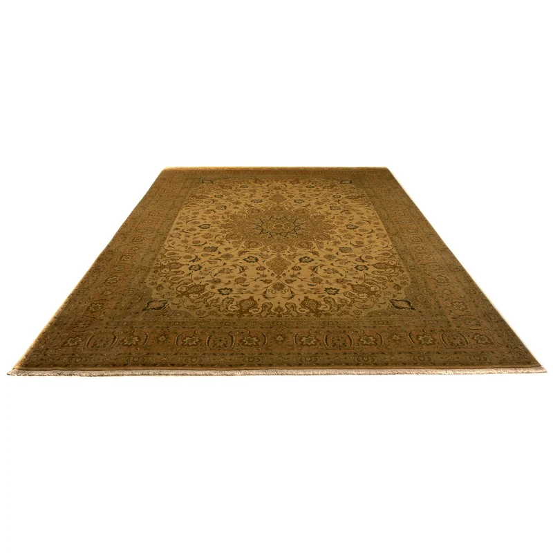 Täbriz - 50 Raj Teppich 250x342cm - Perserteppich - gold