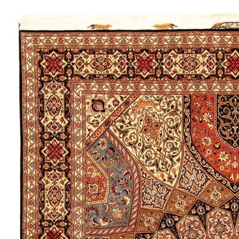 Täbriz - 50 Raj Teppich 252x352cm - Perserteppich - mehrfarbig