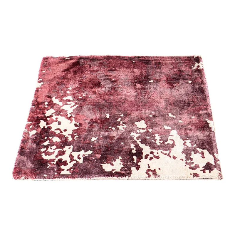 Viskose Teppich 70x70cm - mehrfarbig