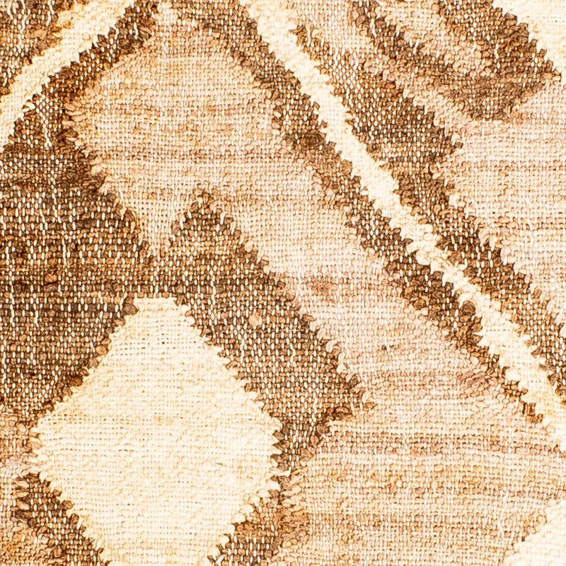 Kelim Modern Teppich 62x63cm - hellbraun