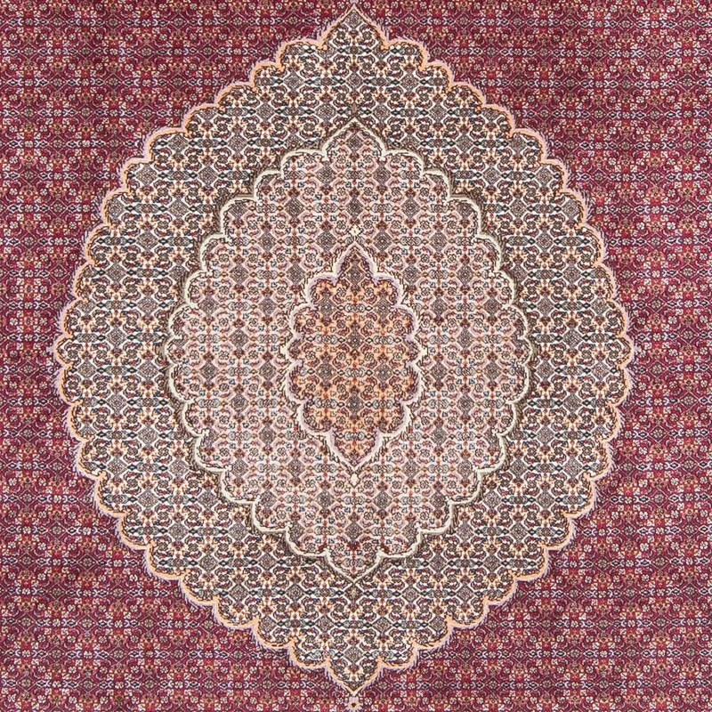 Täbriz Teppich 202x295cm - Perserteppich - rot