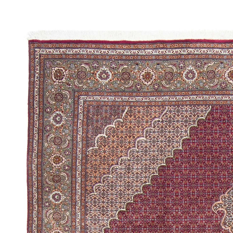 Täbriz Teppich 202x295cm - Perserteppich - rot