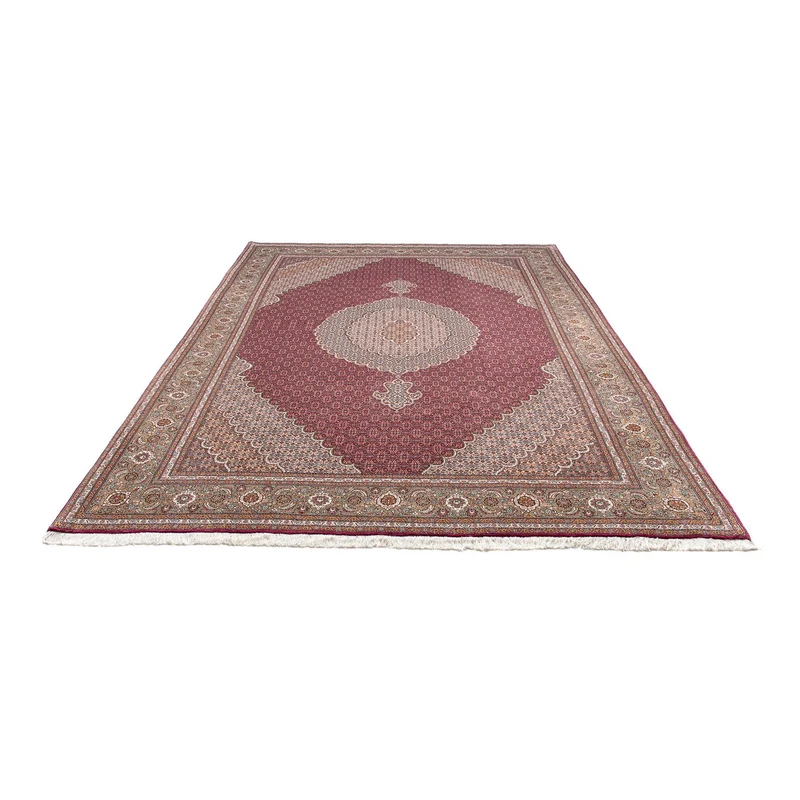 Täbriz Teppich 202x295cm - Perserteppich - rot
