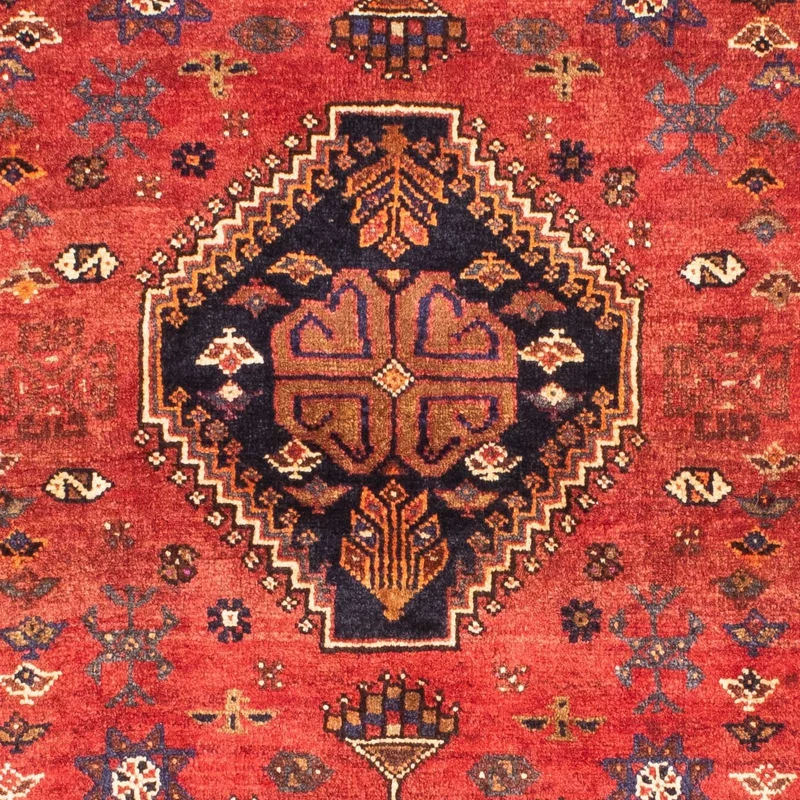 Shiraz Teppich 118x170cm - Perserteppich - dunkelrot