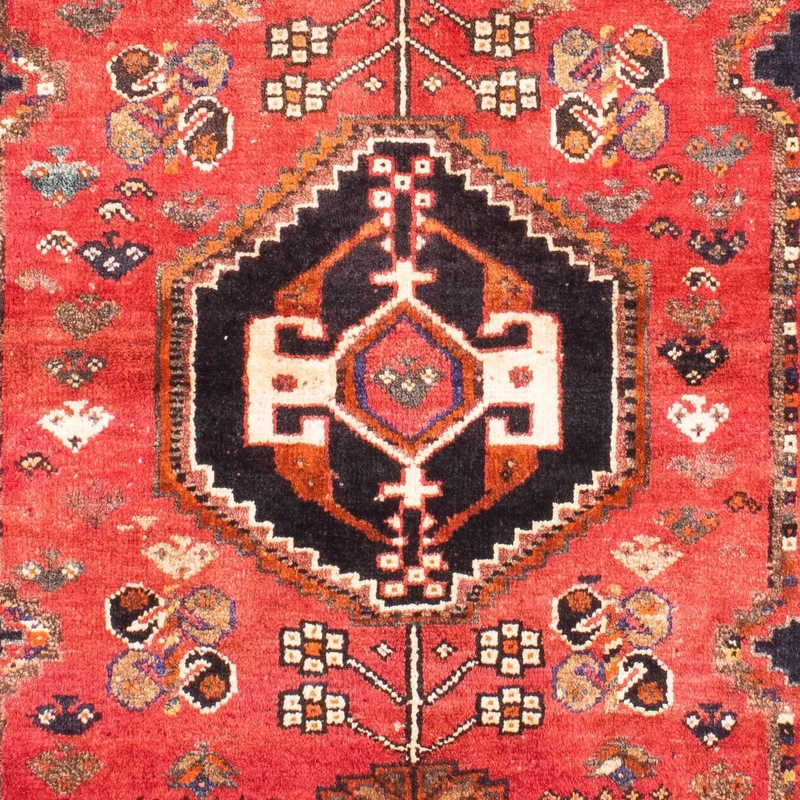 Shiraz Teppich 110x160cm - Perserteppich - rot