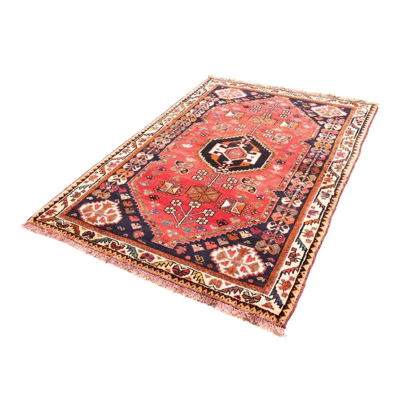 Shiraz Teppich 110x160cm - Perserteppich - rot
