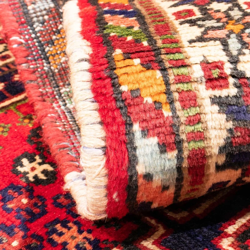 Shiraz Teppich 100x140cm - Perserteppich - rot