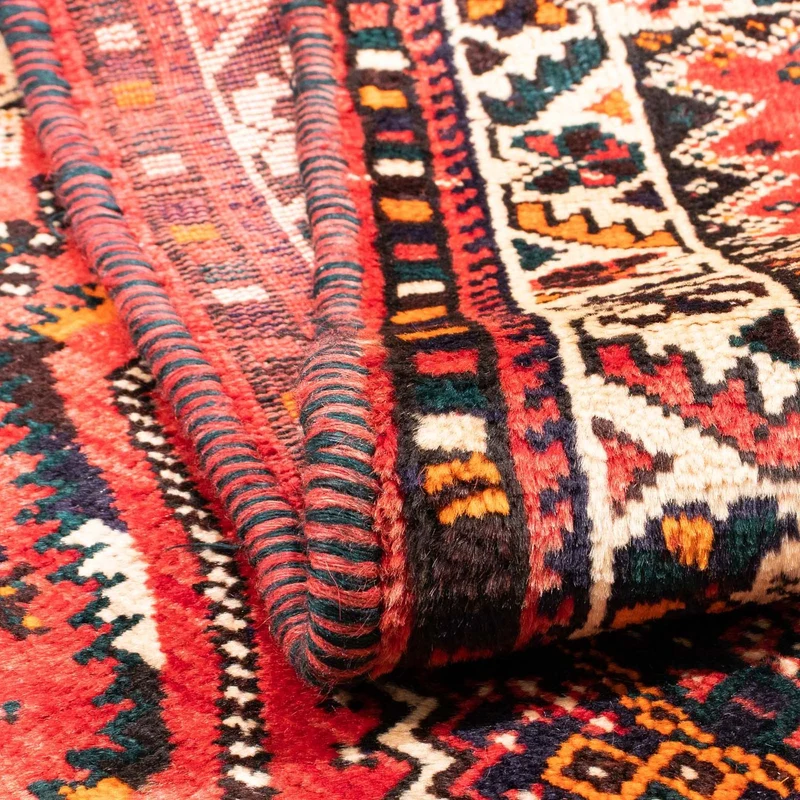 Shiraz Teppich 110x160cm - Perserteppich - hellrot