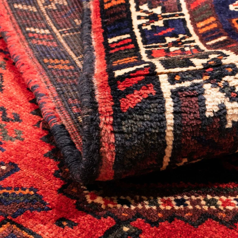 Shiraz Teppich 110x162cm - Perserteppich - hellrot