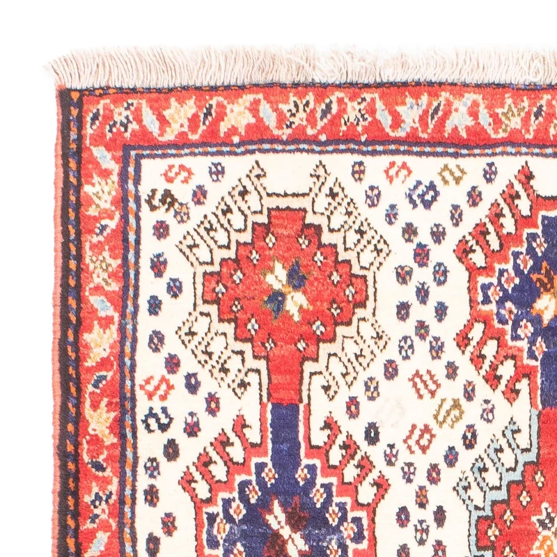Shiraz Teppich 100x150cm - Perserteppich - beige