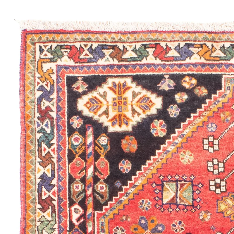 Shiraz Teppich 112x170cm - Perserteppich - rot