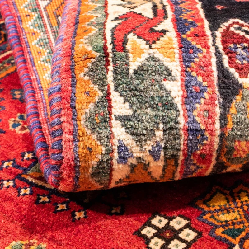Shiraz Teppich 112x170cm - Perserteppich - rot