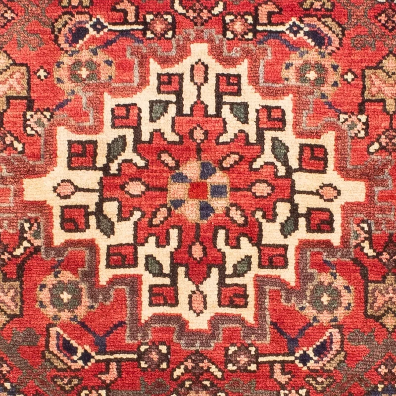 Hosseinabad Teppich 110x155cm - Perserteppich - rot