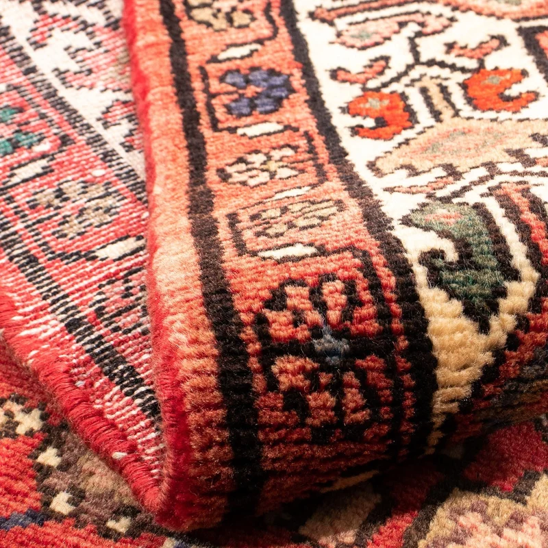 Hosseinabad Teppich 110x155cm - Perserteppich - rot