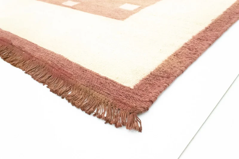 Kelim Modern Teppich 140x200cm - terrakotta