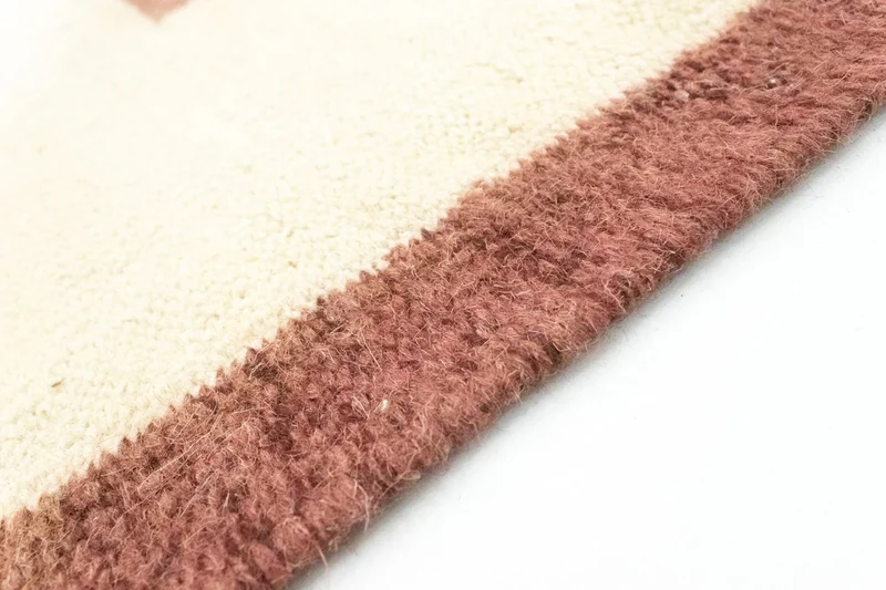 Kelim Modern Teppich 140x200cm - terrakotta