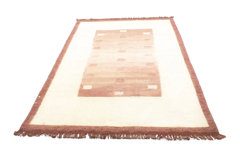 Kelim Modern Teppich 140x200cm - terrakotta