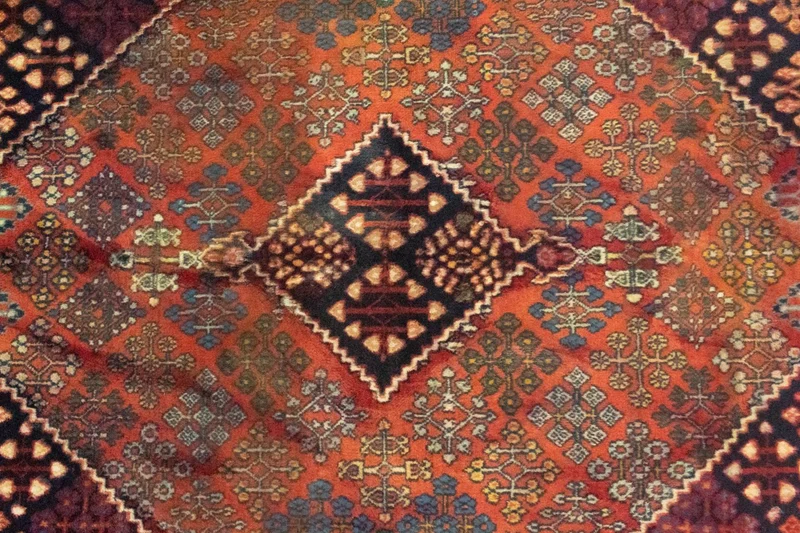 Yalameh Teppich 103x150cm - Perserteppich - orange