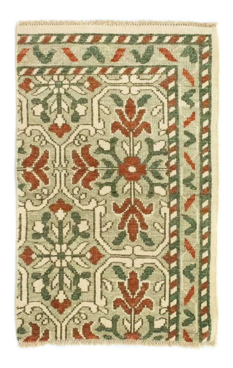 Wollteppich 60x93cm - beige